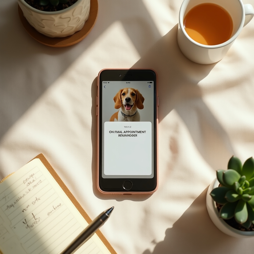 Sistema di promemoria automatici per appuntamenti di toelettatura